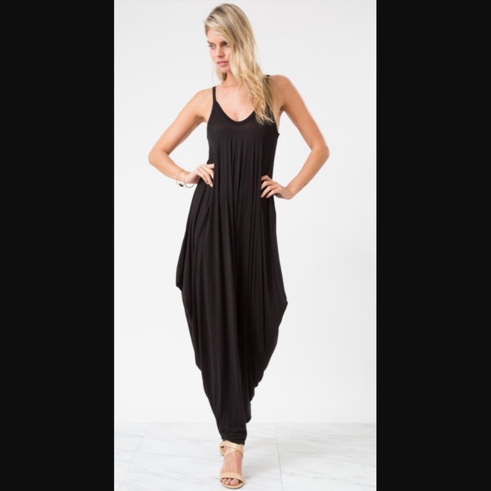 Last 1! Harem Style Jumpsuit w Pockets FINAL PRICE - Picture 3 of 6